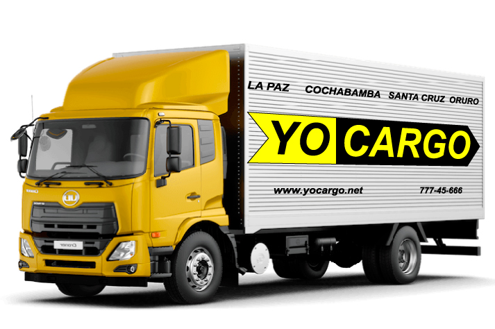 Transportadora Yo Cargo Bolivia. Transporte de Carga, Encomienda, Paquete y Mercancia con salidas diarias a La Paz, Cochabamba, Santa Cruz, El Alto, Oruro, Sucre, Potosi, Uyuni, Villazon, Yacuiba, Tarija, Trinidad.